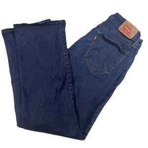 Levis 529 Jeans Womens Medium Wash Curvy Boot Cut Stretch‎ Jeans Size 4M (28x30)